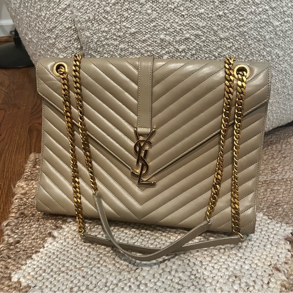 Yves Saint Laurent Handbags - Saint Laurent Matelassee Large Monogram Bag